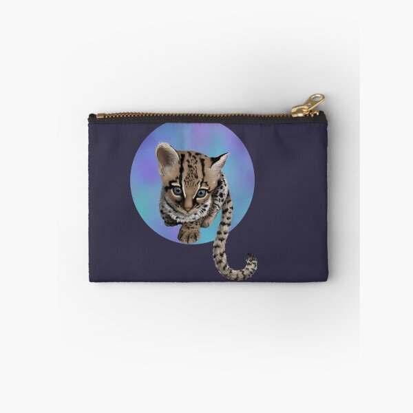 Item preview, Margay watercolour purple  designed and sold by Mayakiwi.