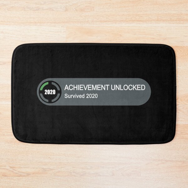 Item preview, ACHIEVEMENT UNLOCKED - Survived 2020 designed and sold by AlwaysHollyJo.