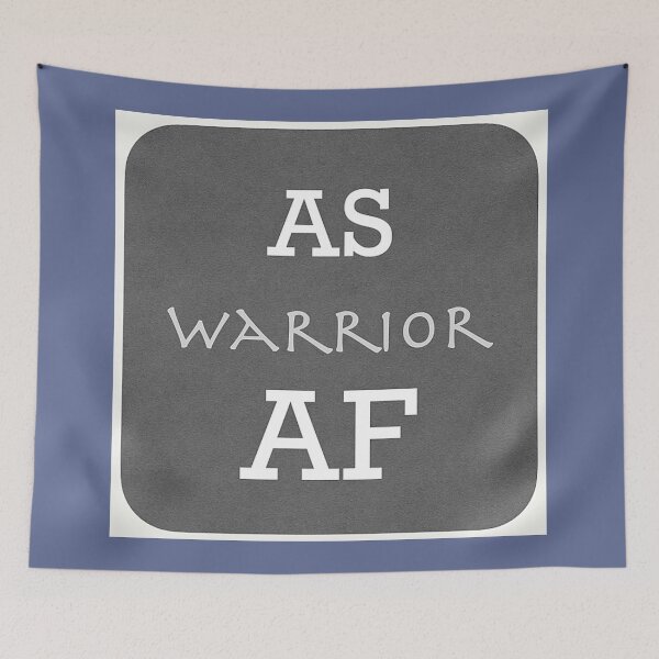 Item preview, AS Warrior AF Ankylosing Spondylitis Awareness  designed and sold by ErinBrieArt.