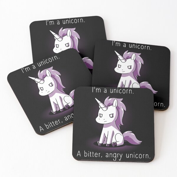 Item preview, Bitter, Angry Unicorn designed and sold by magnetarball.