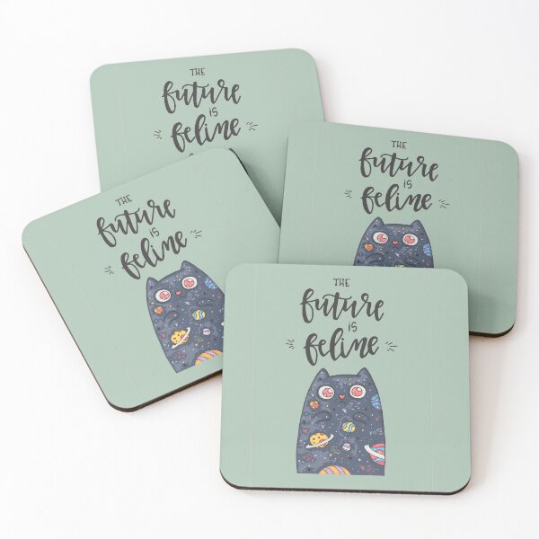 Item preview, The future is feline designed and sold by chulitad.