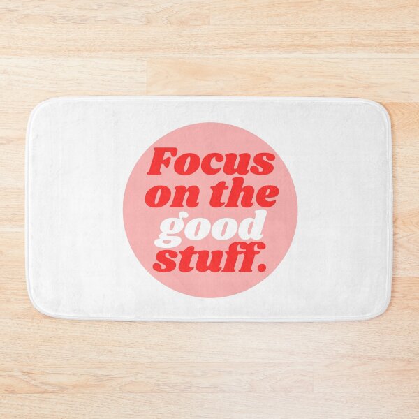 Item preview, Focus On The Good Stuff - Round Pink And Red designed and sold by KarolinaPaz.