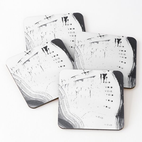 Item preview, ink explorations (029) - abstract black ink painting designed and sold by expl-rations.