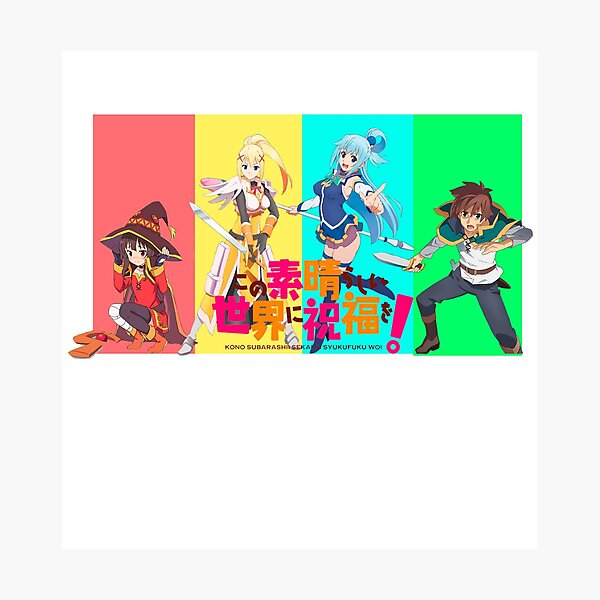Cry-laugh with the Konosuba Cast: Hilarious Anime Print, Funny Tears of  Kazuma, Aqua, Megumin, and Darkness Poster for Sale by NewOtaku64