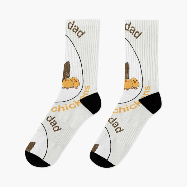 Item preview, Just a Dad Who Loves Chickens with Chicks and Egg designed and sold by TKsTees.