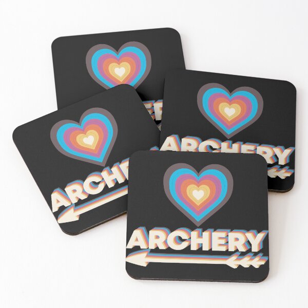 Item preview, I Love Archery - Retro Heart Archery Target - Archery Lover Gift designed and sold by Shop signer.