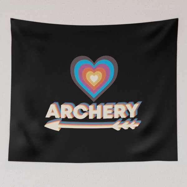 Item preview, I Love Archery - Retro Heart Archery Target - Archery Lover Gift designed and sold by Shop signer.