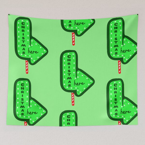 Item preview, Christmas Here Sign designed and sold by Christmas-Vibes.