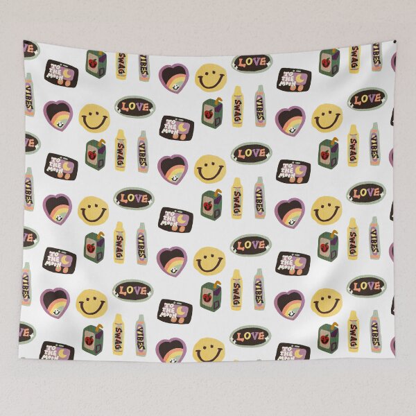 Item preview, VINTAGE CARDBOARD STICKER PACK designed and sold by Glossypop.