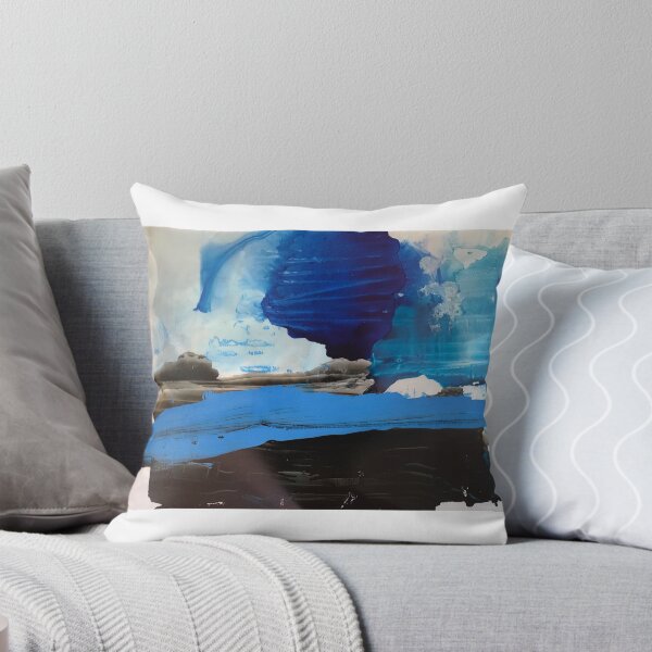 Blue Skies Throw Pillow