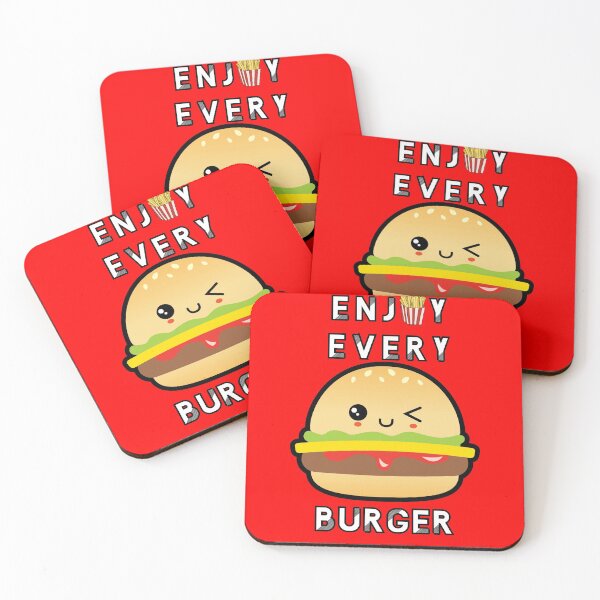 Item preview, Enjoy Every Burger Sticker  designed and sold by CornerStore007.