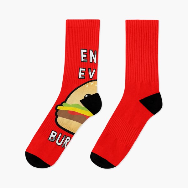 Item preview, Enjoy Every Burger Sticker  designed and sold by CornerStore007.