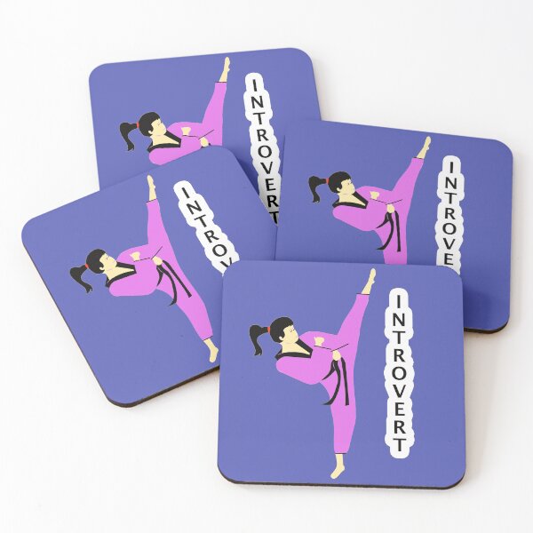 Item preview, Introvert - karate girl designed and sold by janraydesigns.