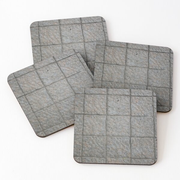 Item preview, Grid of Grey Floor Tiles designed and sold by Sinemathk.