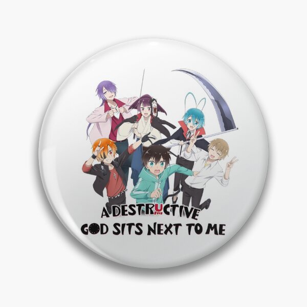Item preview, A Destructive GOD sits next to me designed and sold by John Carlo Designs.