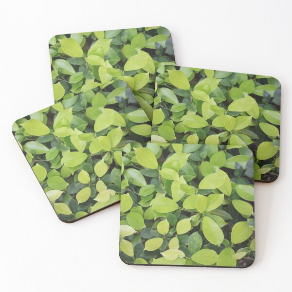 Item preview, Hedge of Green Shaded Leaves designed and sold by Sinemathk.