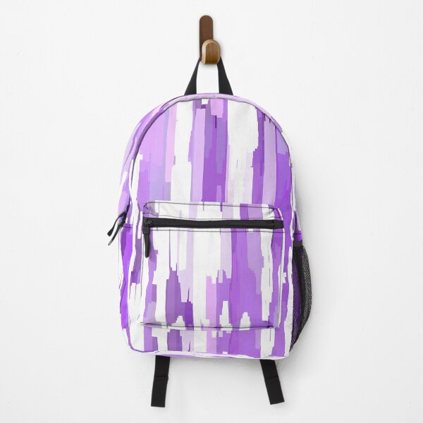 Item preview, Ultra Violet Purple Whimsical Funky Stripes Art Pattern designed and sold by LC Graphic Design Studio.