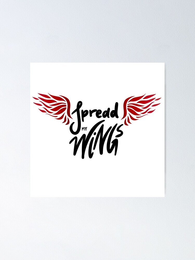 "SKZ Spread my wings" Poster by stayzenlyrics Redbubble