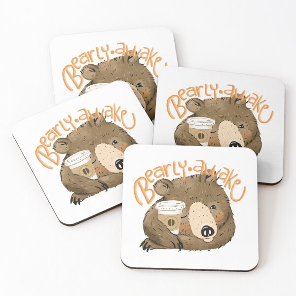 Item preview, Bearly awake designed and sold by Petit Faon Prints.