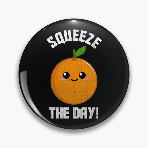 Item preview, Squeeze the day! Orange Kawaii designed and sold by angus77ok.