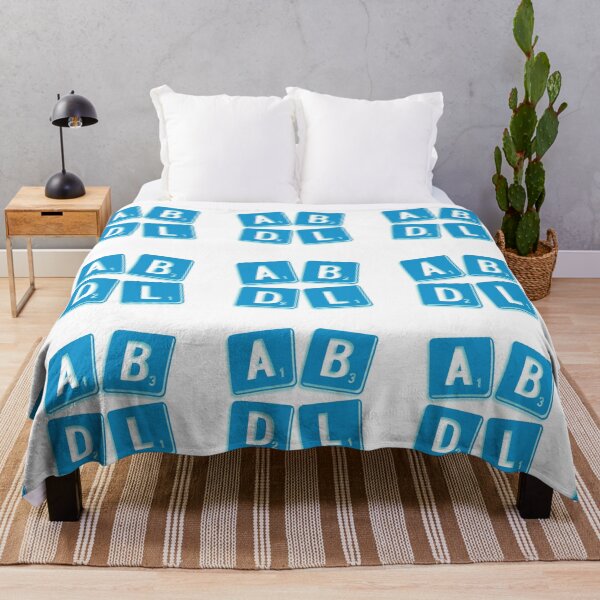Item preview, ABDL-Letter Squares Azul / Verde azulado designed and sold by DF3.