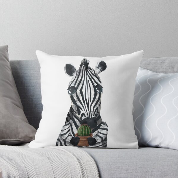Item preview, My Stylish zebra loves cactus too! designed and sold by XandYart.