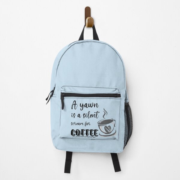 Item preview, A yawn is a silent scream for coffee designed and sold by weewhirlwind.