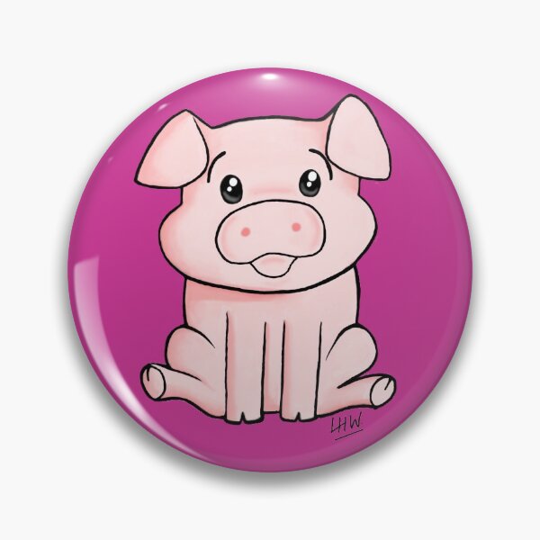 Item preview, Plop the Pig designed and sold by artyfartylorna.