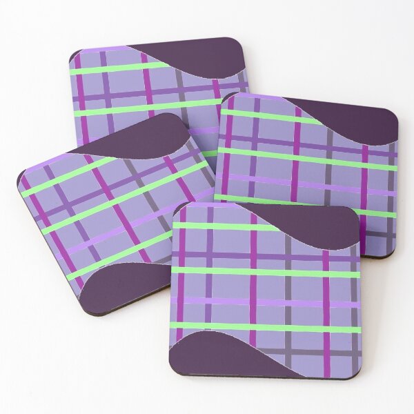 Item preview, Purple and Aqua Plaid Stream designed and sold by KDStout.