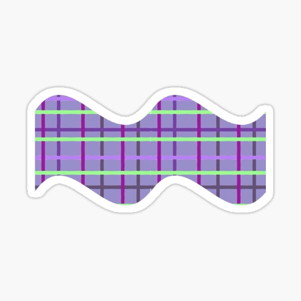 Item preview, Purple and Aqua Plaid Stream designed and sold by KDStout.