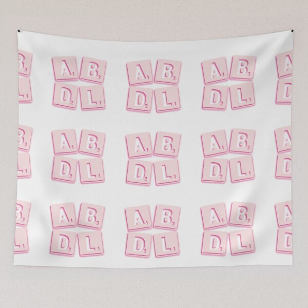 Artikelvorschau, ABDL-Buchstabenquadrate Pink / Magenta entworfen und verkauft von DF3.