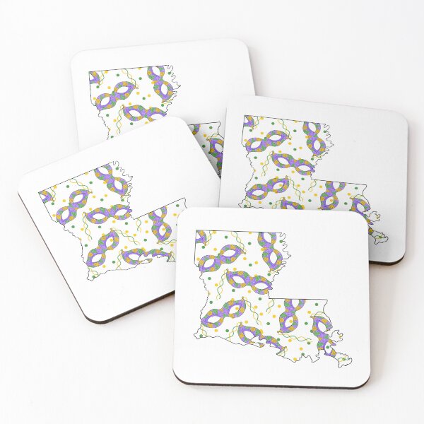 Item preview, Louisiana Mardi Gras White designed and sold by aliciaramones.