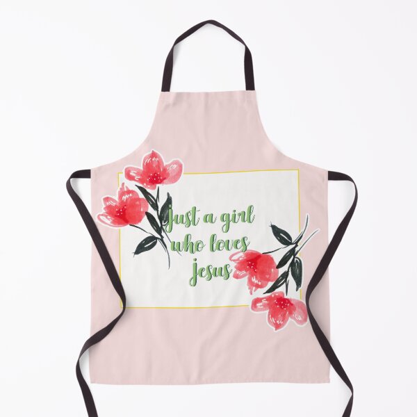 Item preview, Just a girl who loves jesus flower quote 4 designed and sold by DoodlesFlowers.