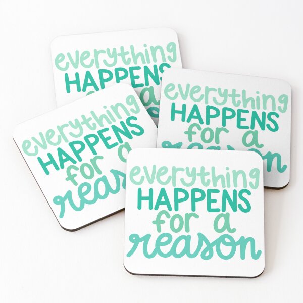 Item preview, everything happens for a reason  designed and sold by danielleblack04.