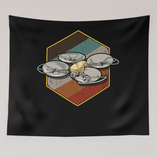 Item preview, Vintage Retro Drone designed and sold by EverythingKawai.