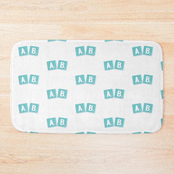 Item preview, AB-Letter Squares Teal/Pink designed and sold by DF3.