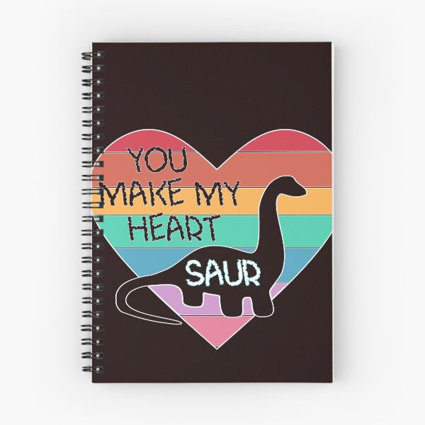 Item preview, You Make my Heart Saur Dinosaur Valentine designed and sold by Timeforplay.