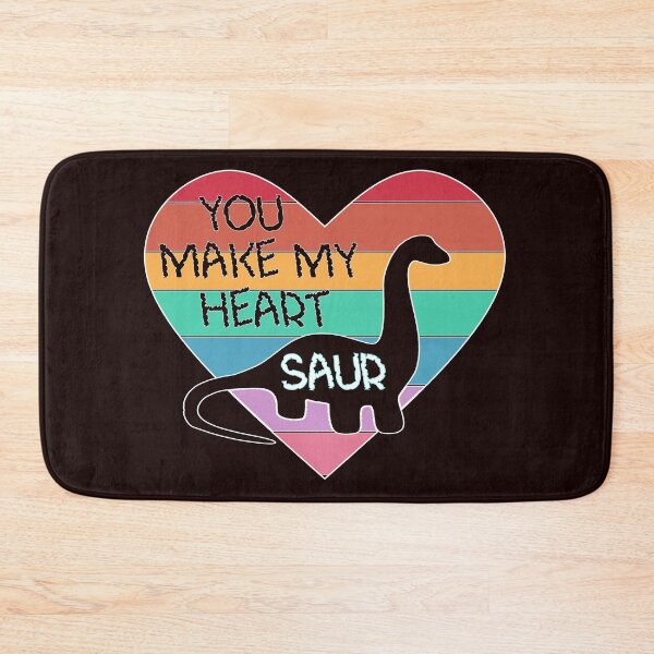 Item preview, You Make my Heart Saur Dinosaur Valentine designed and sold by Timeforplay.