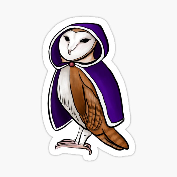 Item preview, Caped Barn Owl designed and sold by OccasionalBirb.