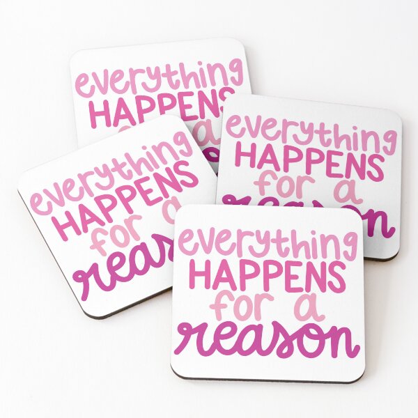 Item preview, everything happens for a reason  designed and sold by danielleblack04.
