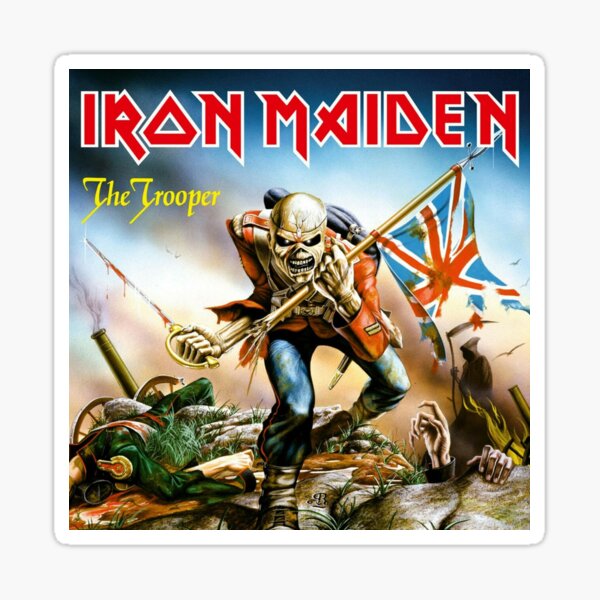 MEILLEUR À ACHETER - Maiden The Trooper Sticker
