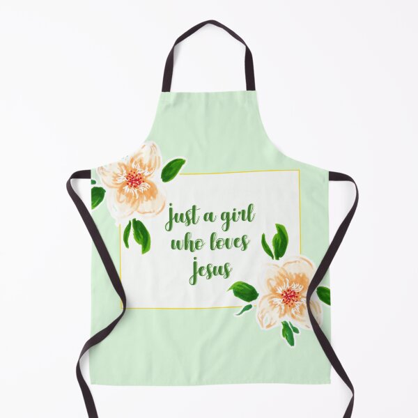 Item preview, Just a girl who loves jesus flower quote 1 designed and sold by DoodlesFlowers.