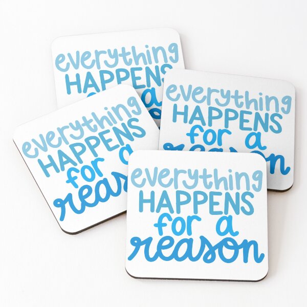 Item preview, everything happens for a reason  designed and sold by danielleblack04.