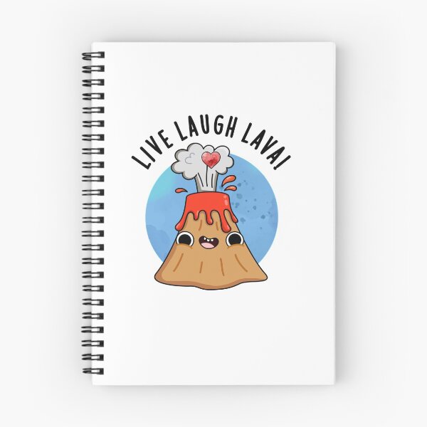 Item preview, Live Laugh Lava Funny Volcano Puns  designed and sold by punnybone.