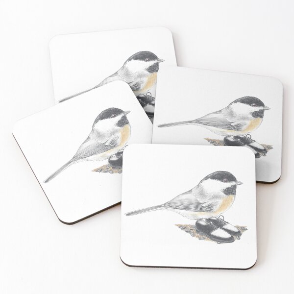 Item preview, Chickadee in retro two tones designed and sold by JimsBirds.