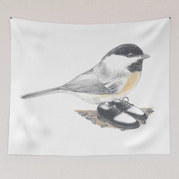 Item preview, Chickadee in retro two tones designed and sold by JimsBirds.