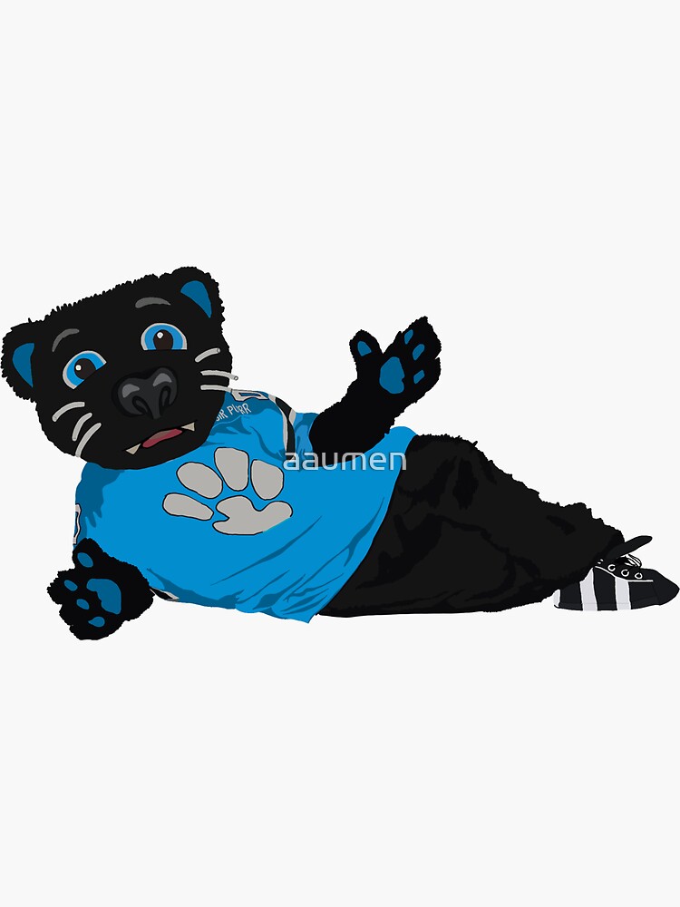 Carolina Panthers NFL Football Sir Purr Patches Stickers and 