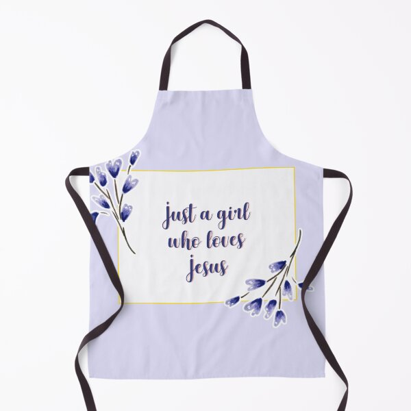 Item preview, Just a girl who loves jesus flower quote 3 designed and sold by DoodlesFlowers.