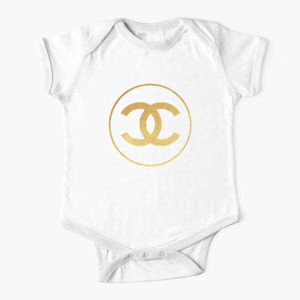 amazing gold Short Sleeve Baby One-Piece