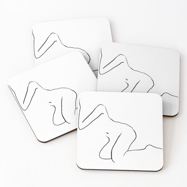 Item preview, Line Body Art, Minimalist Sketch designed and sold by evenhandedprint.